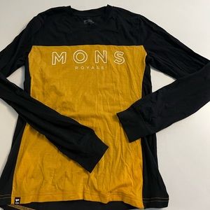 Mons Royale Redwood Merino Air-Con womens small bike jersey